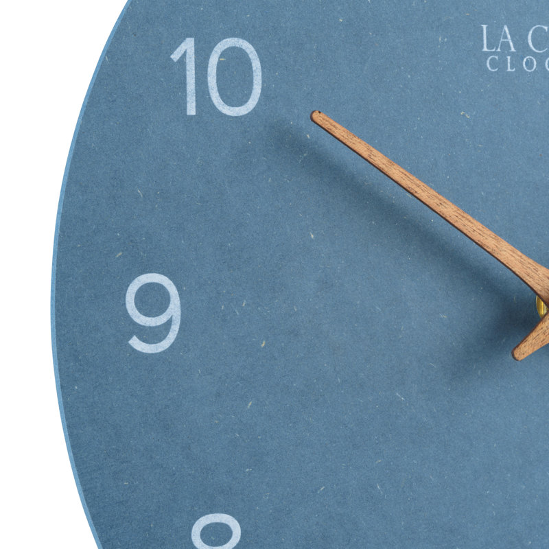 La Crosse Technology 12" Tahoe Blue Quartz Wall Clock & Reviews | Wayfair